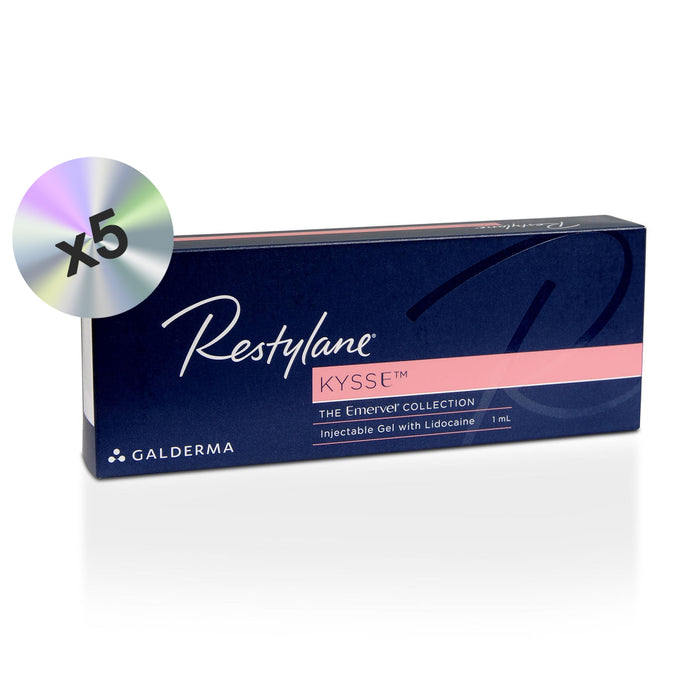 FIVE BOXES Restylane KYSSE Lidocaine (1x1ml)