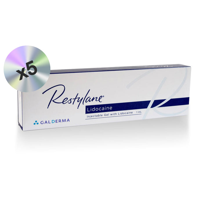FIVE BOXES Restylane Lidocaine (1x1ml)
