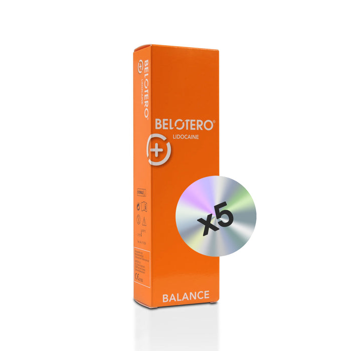 FIVE BOXES Belotero BALANCE Lidocaine (1x1ml)