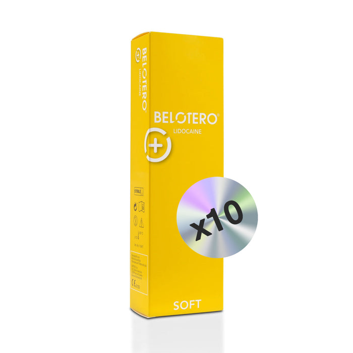 TEN BOXES Belotero SOFT Lidocaine (1x1ml)