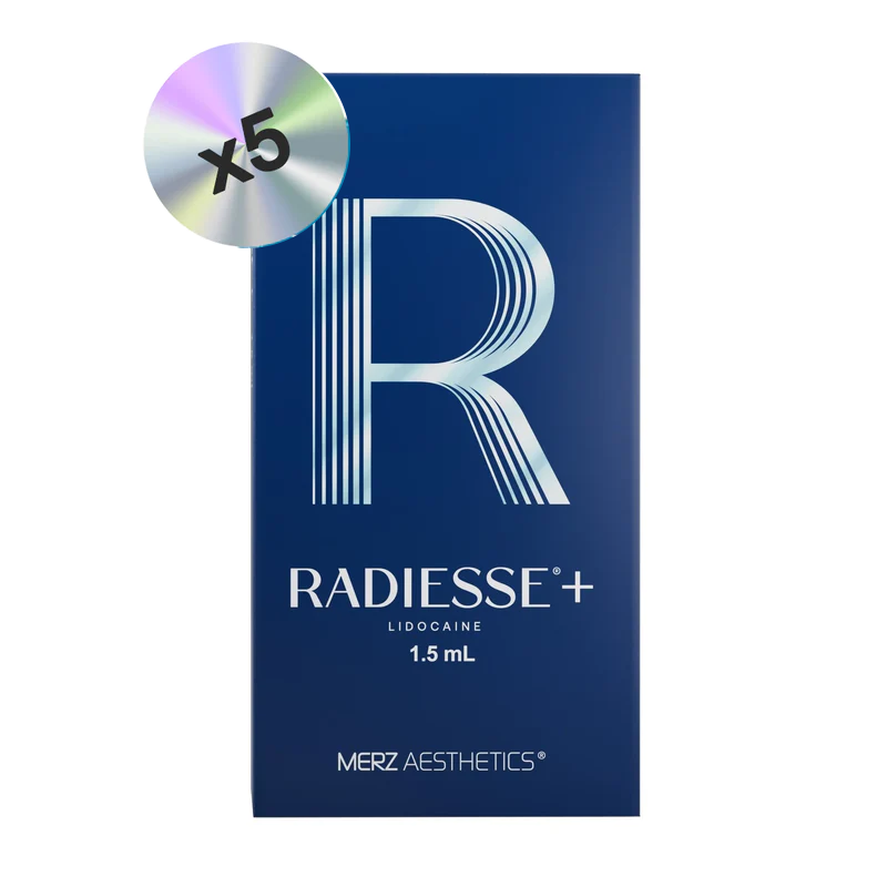 FIVE BOXES Radiesse Lidocaine (1x1.5ml)
