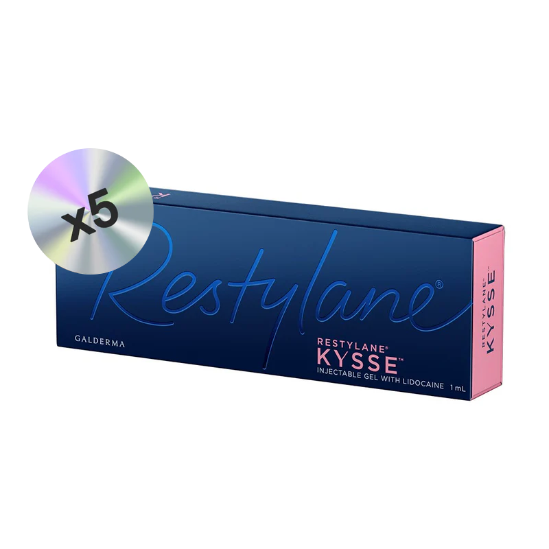 FIVE BOXES Restylane KYSSE Lidocaine (1x1ml)